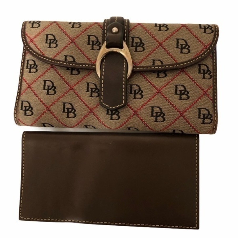 DOONEY & BOURKE signature DB wallet brown leather
